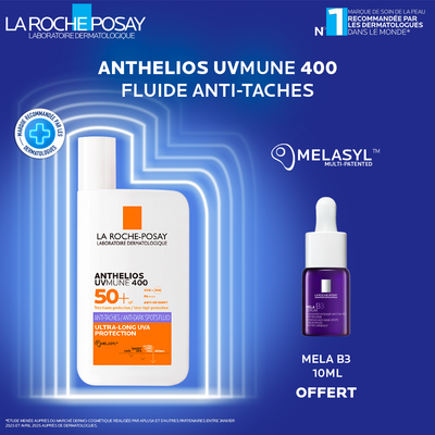 La Roche Posay Anthelios Uvmune 400 Fluide Anti-Taches SPF 50+ - Mela B3 10Ml Offert