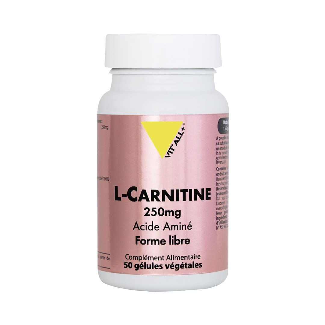 VIT'ALL + L-Carnitine 250Mg 50 Gélules