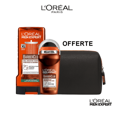 L'Oréal Paris Men Expert Routine Deo Roll On Barber + Shower Barber - Trousse Offerte