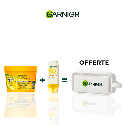 Garnier Pack Mask Hair Food Banane + Super UV Vita C - Trousse OFFERTE