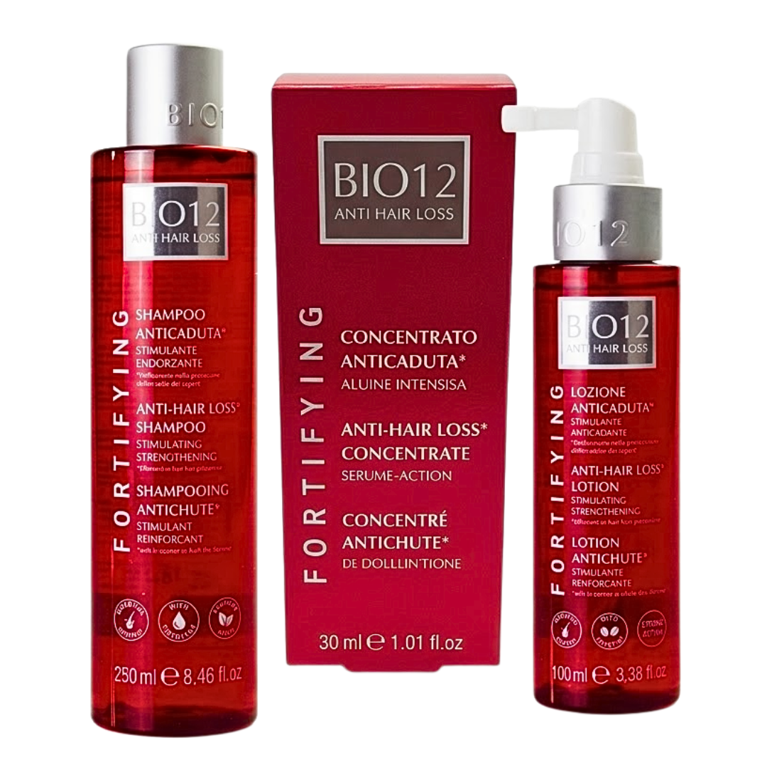 M&D Bio12  Anti-Chute Lotion 100ml+Shampoing 250ml+Concentre 30ml Coffret