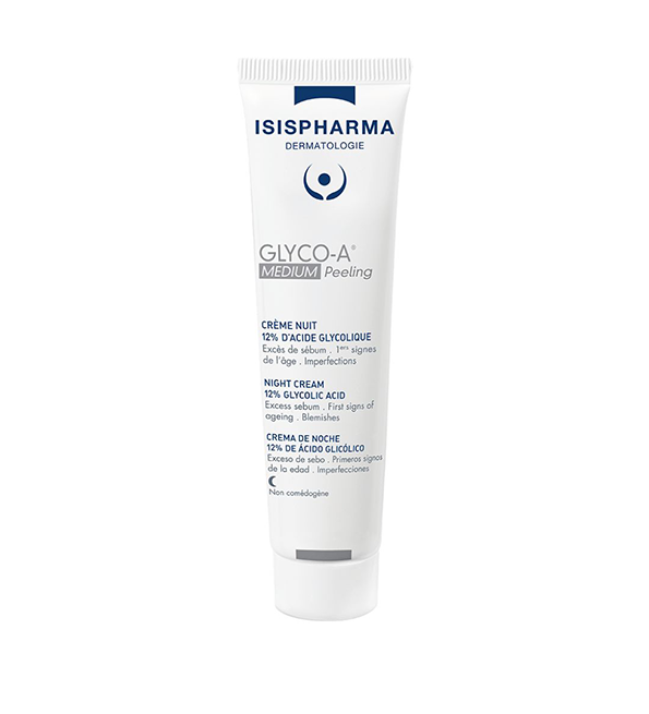 Isispharma Glyco-A Medium Peeling Crème Nuit 12% d’Acide Glycolique – 30ml-*2 PROMOTION