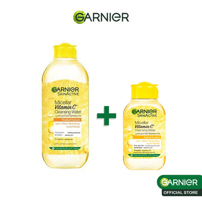 Garnier eau micellaire nettoyante démaquillante vitamine c 400ml - MINI Eau micellaire 100ML OFFERTE