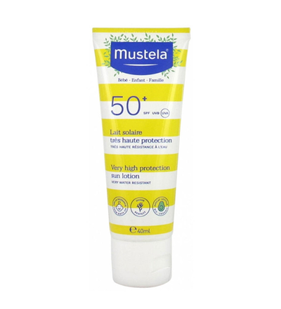 Mustela lait solaire très haute protection spf 50+ – 40 ml