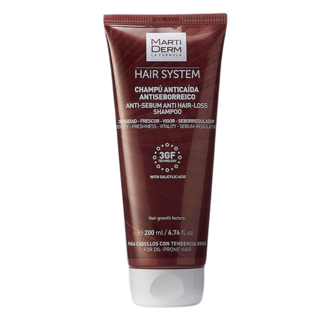 Martiderm Hair System Shampooing Anti Sebum 200Ml