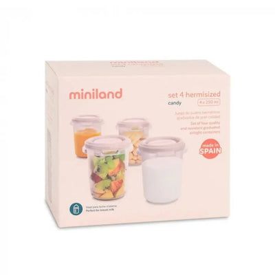Miniland Set De Conservation 4 Pieces Candy