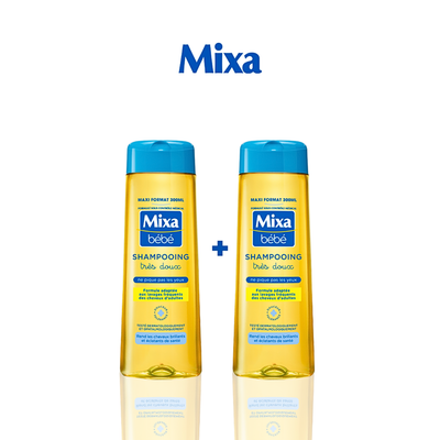 Mixa Shampoing Tres Dousc 2x300ml Pack
