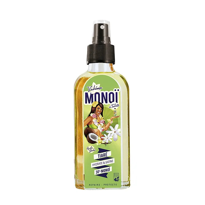 Vahéma Monoi Huile sèche Tiaré - 30% Monoï 100ml