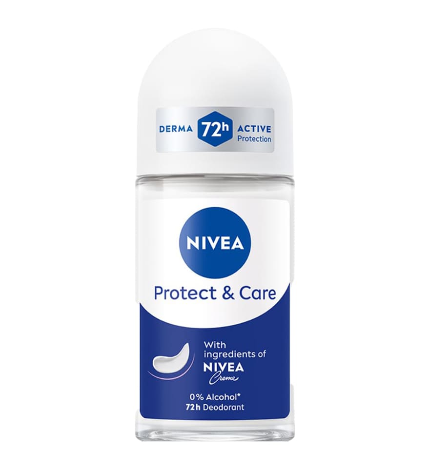 Nivea Deodorant Roll-On Protect & Care 72H 50Ml