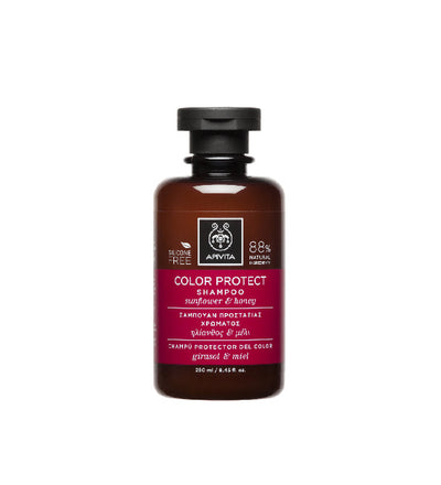 Apivita Shampooing Protection Couleur 250Ml Cheveux Colores