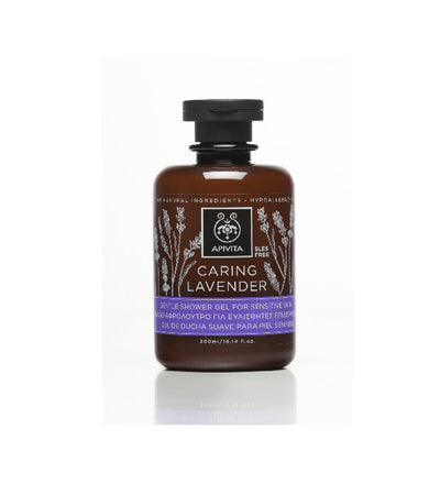Apivita Gel Douche Lavande Peaux Sensibles 300Ml