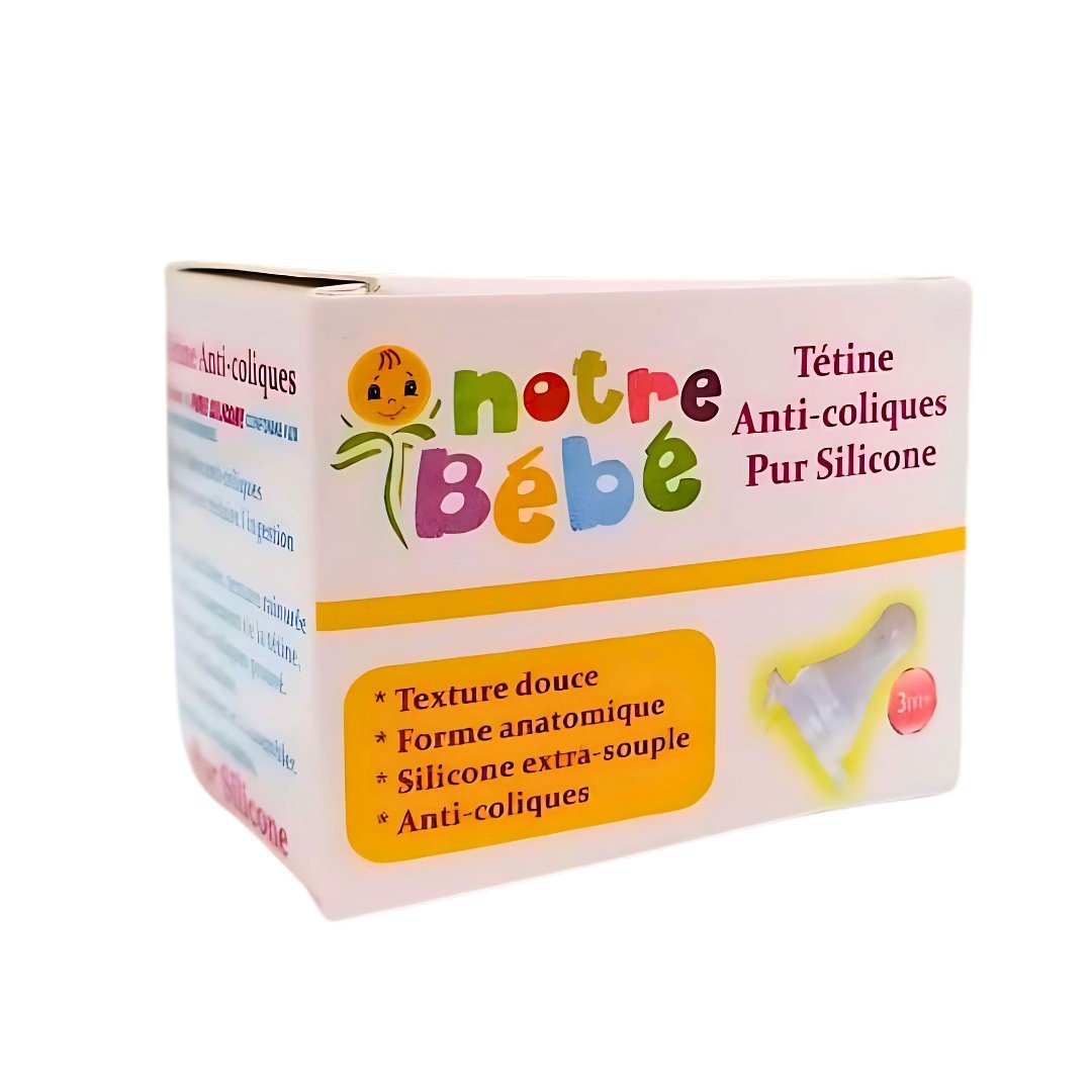 Notre Bebe Tetine Anti-Colic +3m