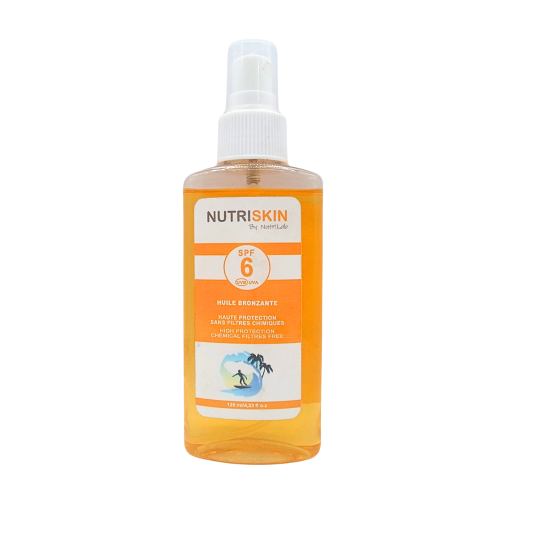 Nutriskin Spf 6 Huile Bronzante 125ml