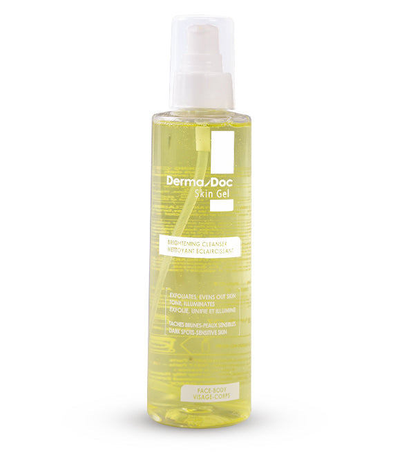 DermaDoc Skin Gel Nettoyant Éclaircissant – Nettoyant Visage Illuminateur 200ml