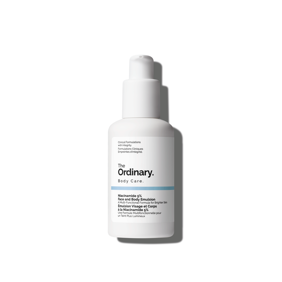 The Ordinary Niacinamide 5% Face and Body Emulsion — 100 ml — présentation du produit