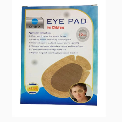 Optifix Eye Pad Enfantts 7*5.4cm 10 Pieces