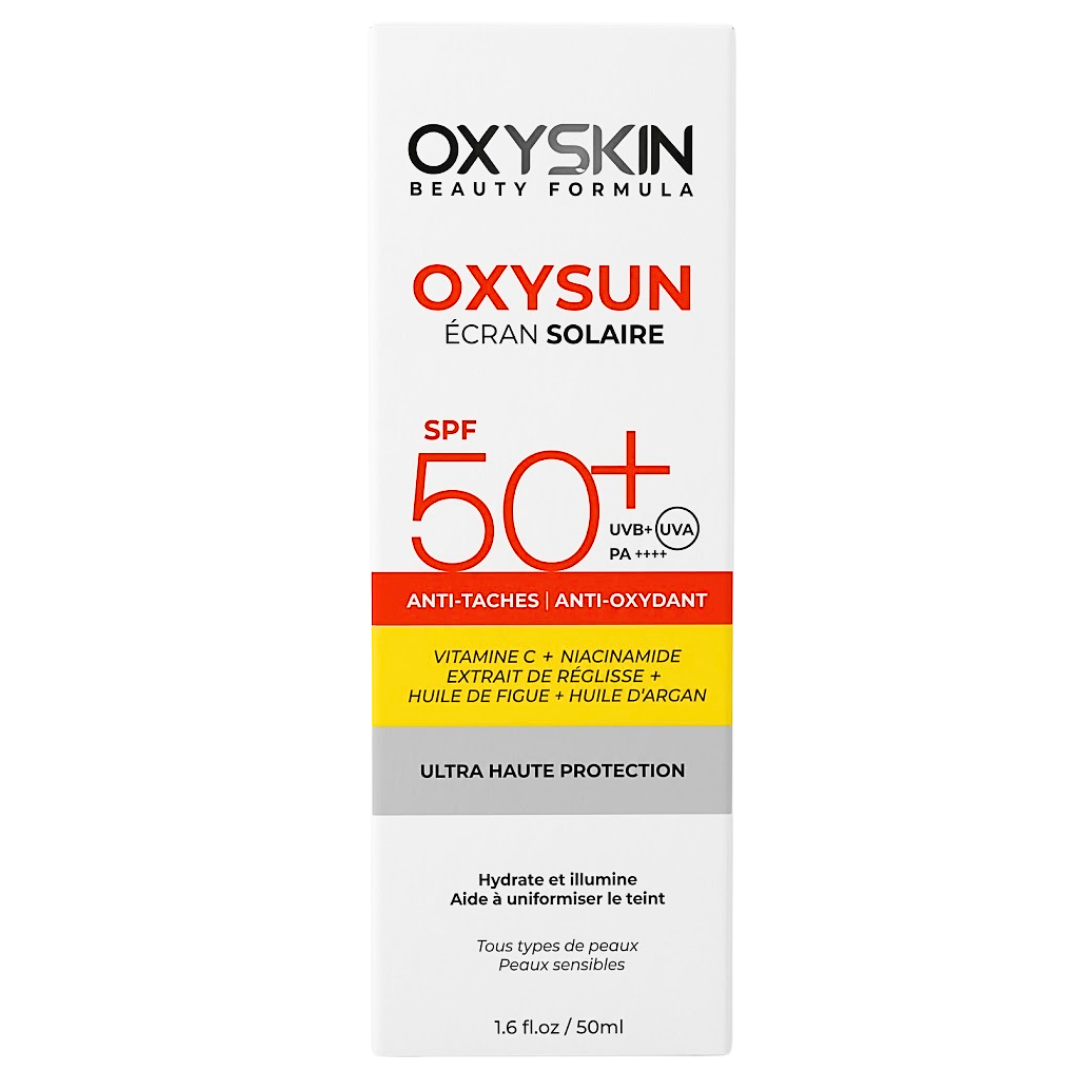 Oxyskin Oxysun Ecran Solaire 50ml — présentation du produit
