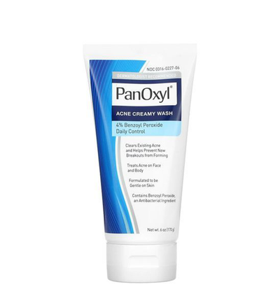 Panoxyl Nettoyant Visage Cremeux 4% Controle Quotidien 170 G