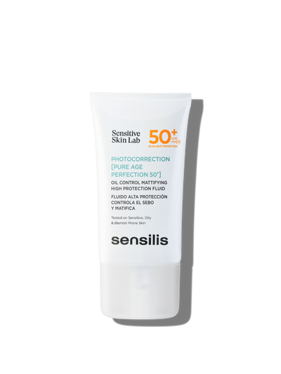 Sensilis Photocorrection [Pure Age Perfection] SPF 50 40ml – Crème Solaire Anti-Âge & Protectrice