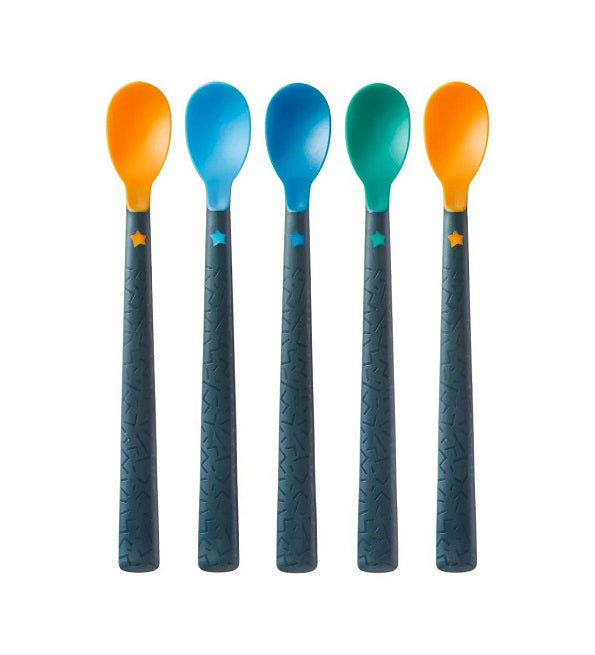 Tommee Tippee Lot de 5 Cuillères d’apprentissage 4M+