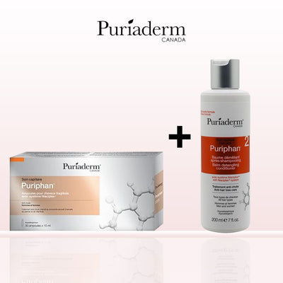 Puriaderm Pack Puriphan Ampoules 30 *10 ml + Baume Demelant 200Ml