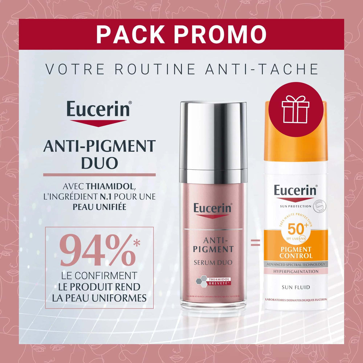 Eucerin Anti-Pigment Sérum Duo 30 ml - Pigment Control Fluid Offert