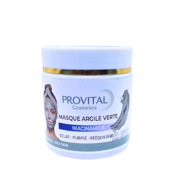 Pro Vital Niacinamide Masque Argile Verte 200g
