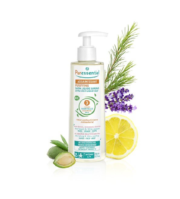 Puressentiel assainissant savon liquide surgras 500ml