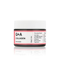 Q+A  Crème Visage Au Collagène