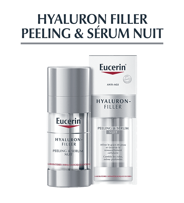 Eucerin – hyaluron-filler peeling & sérum nuit – 30 ml