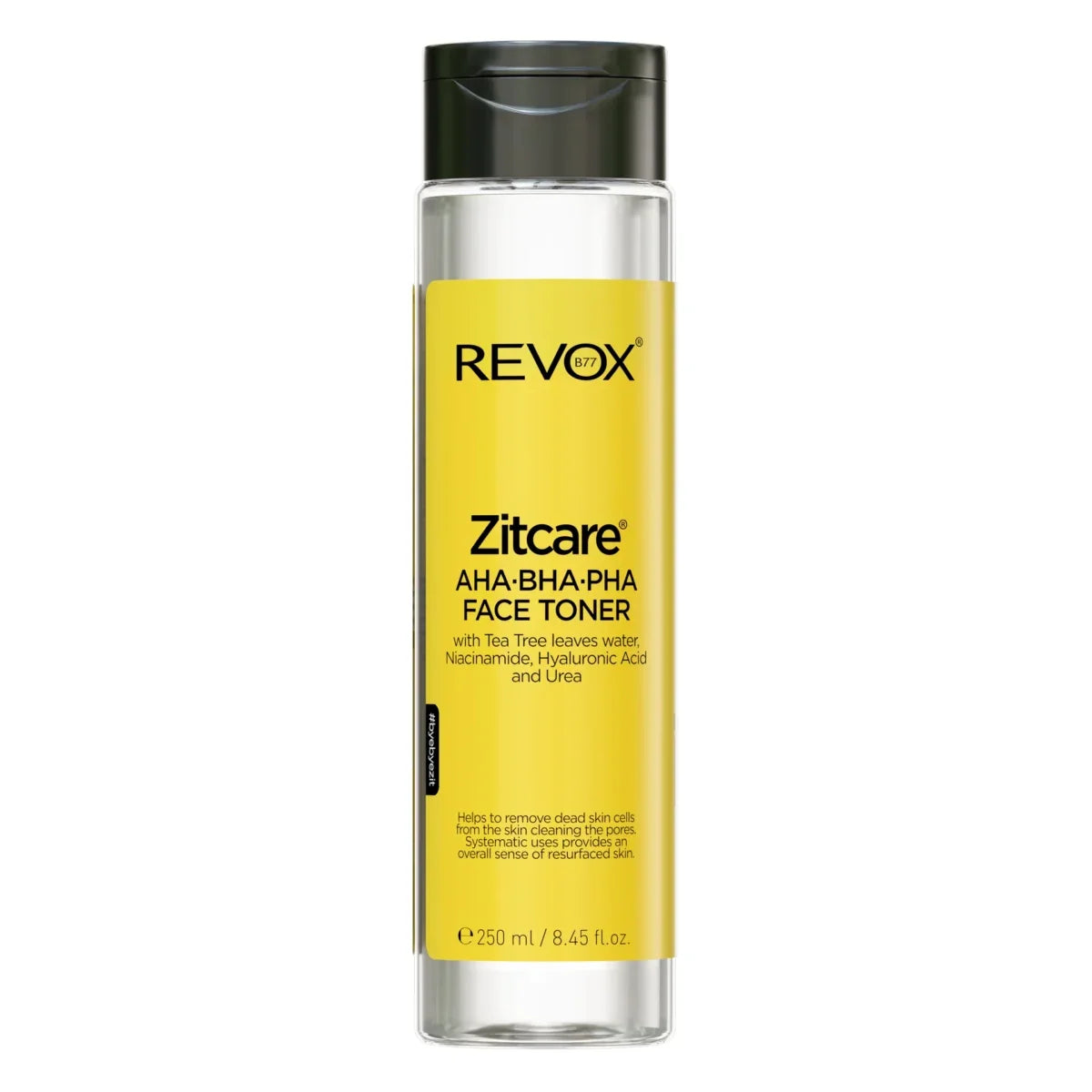Revox ZITCARE AHA.BHA.PHA TONIQUE ACTIF POUR LE VISAGE, 250ml