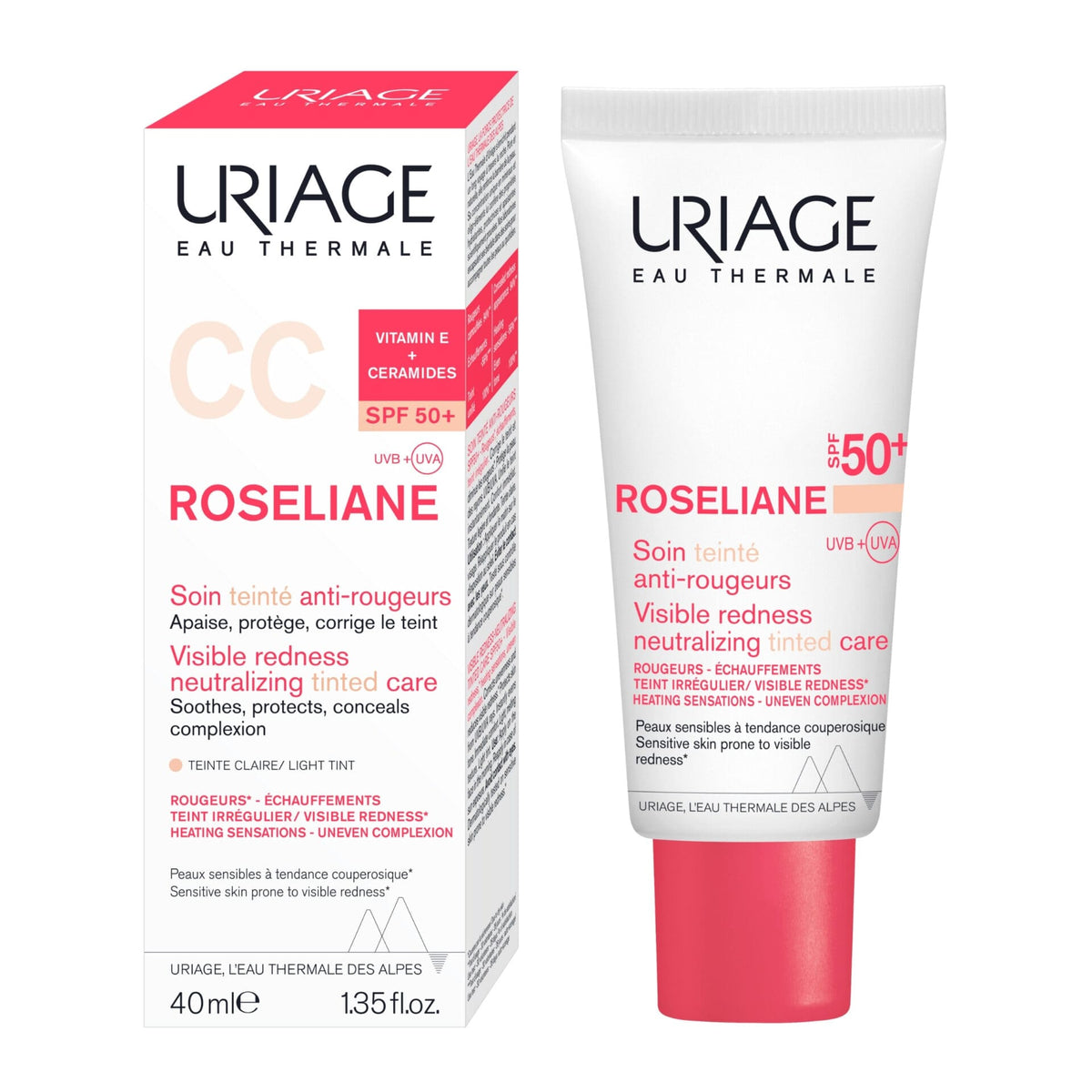 Uriage Roséliane CC Cream Spf50 Teinte Claire