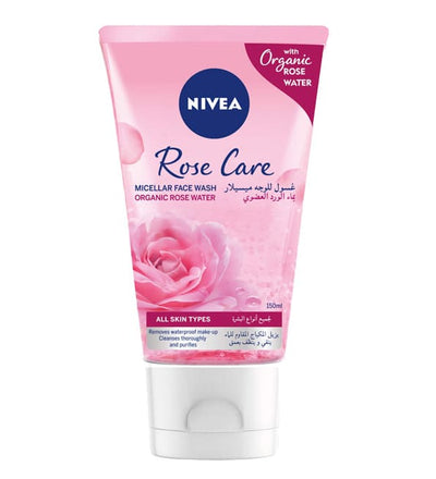 Nivea Rose Care Gel Nettoyant Douceur Visage 150Ml
