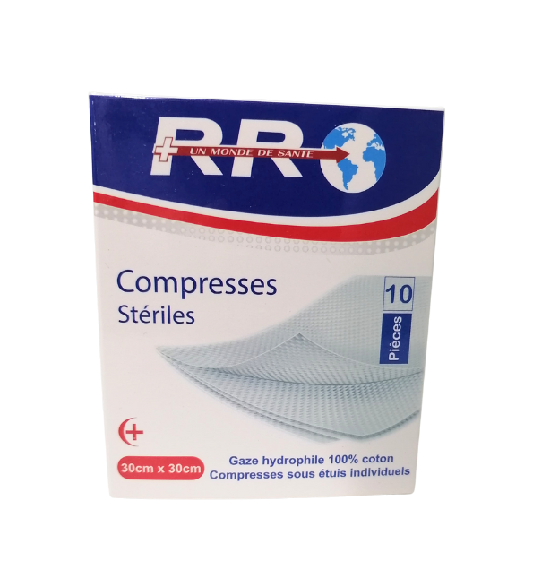 RR Compresse Steriles 30 x 30 10 Pieces