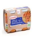 Babybio Petits Pots bébé Carotte Patate douce Blé