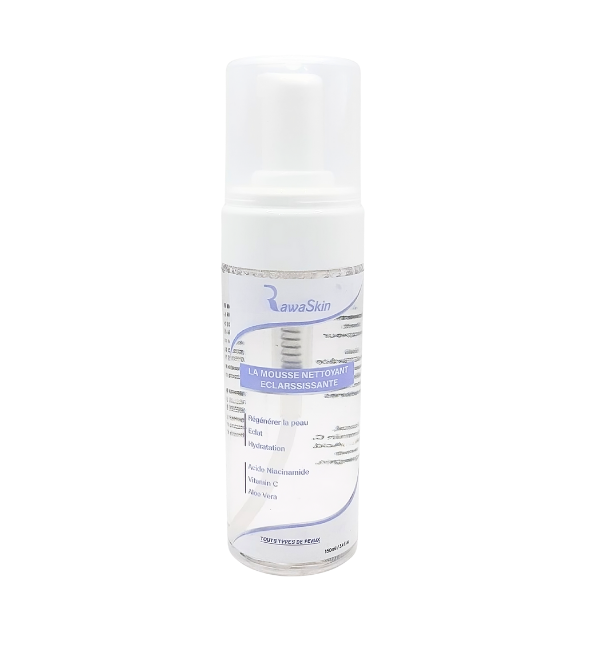 RawaSkin Mousse Nettoyante Éclaircissante 150ml