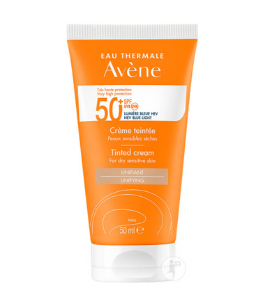 Avène crème solaire teintée très haute protection spf 50+ – 50ml
