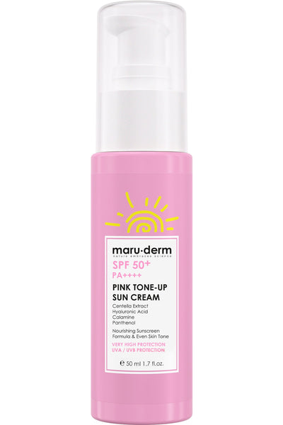 Maruderm SPF50+ PA++++ Crème Solaire Ton Rose 50ML – Protection Max & Teint Uniforme