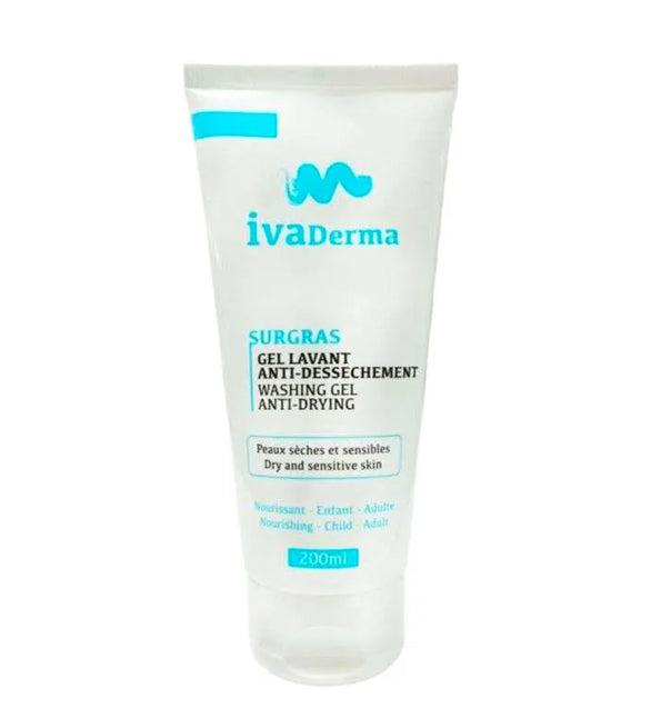 Ivaderma Gel Surgras Nettoyant Anti Dessechement 200Ml