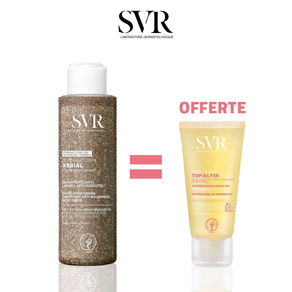 Svr Xerial Gommage Corps 100 G - Topialyse Huile Lavante 55Ml Offerte