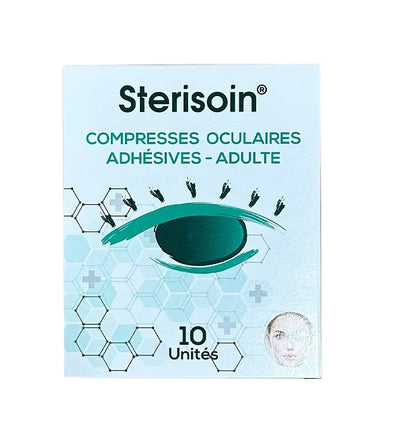 Sterisoin Compresses Oculaires Opaques Adhésives Adulte x10