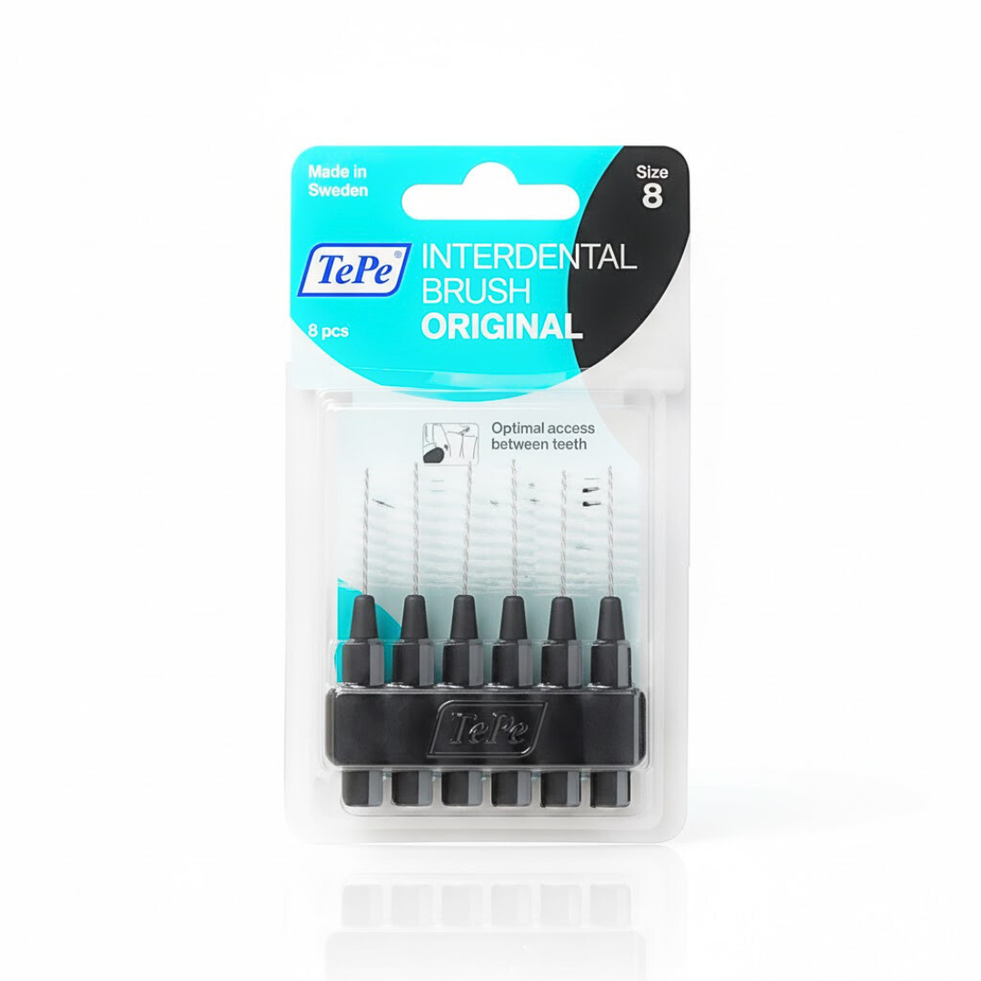 Tepe Interdental Brush Original Noire 1.5mm Taille 8-6Pieces