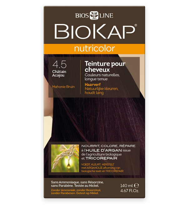 Biokap – Nutricolor 4.5 Châtain acajou