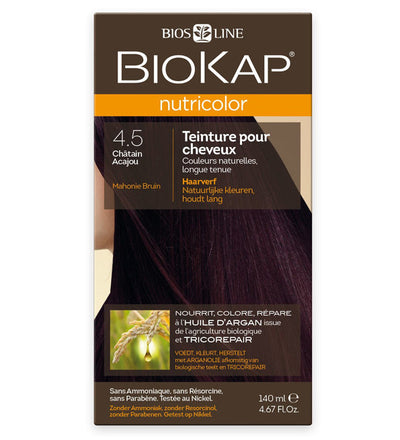 Biokap – Nutricolor 4.5 Châtain acajou