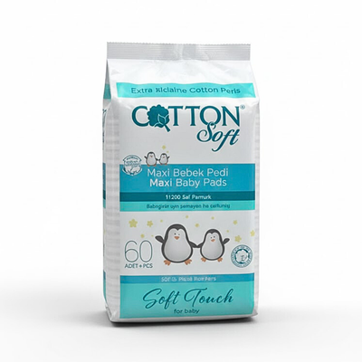 Ultra Compact Cotton Soft Maxi Carres 60 Pieces