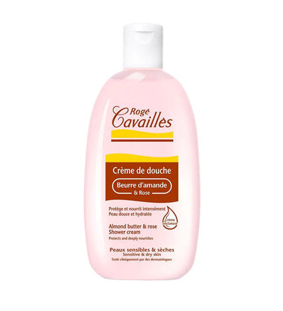 Cavaillès Crème de Douche Beurre d'Amande & Rose 250 ml