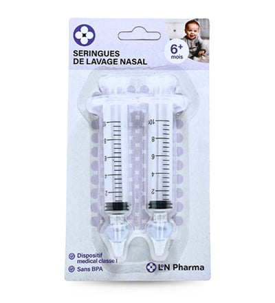 L2N Pharma Seringues nasales bébé 10ml, Irrigateur nasal