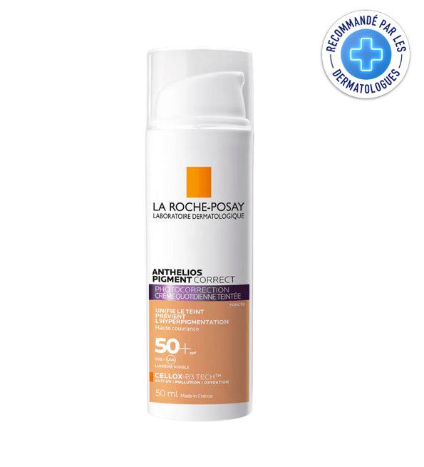 La roche-posay anthelios pigment correct spf50+ medium | peaux sensible 50ML