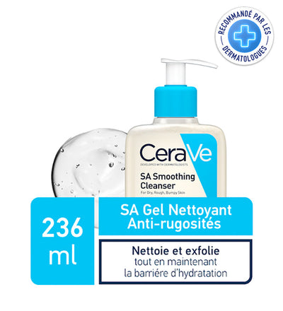 Cerave sa gel nettoyant anti-rugosites 236 ml