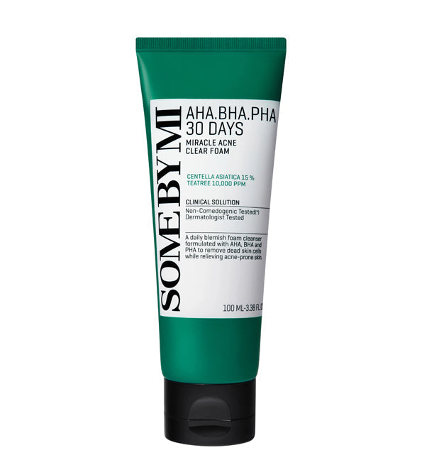 Somebymi Aha. Bha. Pha 30 Days Miracle Acne Clear Foam 100Ml